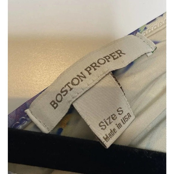 Boston Proper Floral Maxi Dress Sleeveless Multi-color Size S - Picture 3 of 6